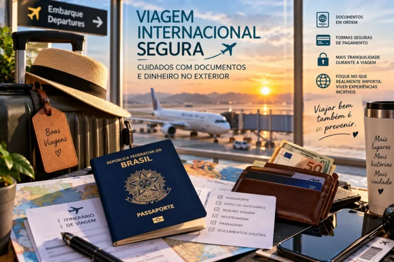 Viagem Internacional Segura: Como Proteger Documentos e Dinheiro no Exterior