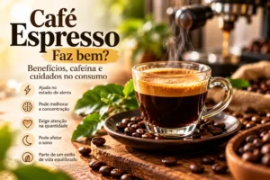 café espresso faz bem e quanto de cafeína possui