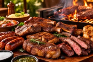 melhores carnes para churrasco preparadas na churrasqueira