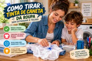 Como Tirar Tinta de Caneta da Roupa sem Estragar o Tecido