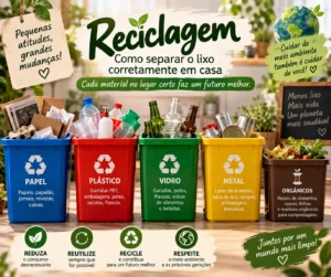 Reciclagem: Como Separar o Lixo Corretamente em Casa