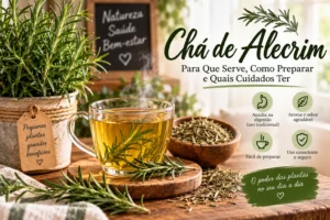 Chá de Alecrim: Para Que Serve, Como Preparar e Quais Cuidados Ter