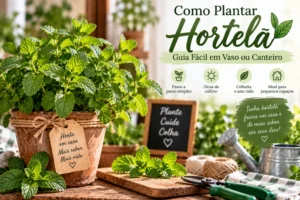 Como Plantar Hortelã em Casa: Guia Fácil em Vaso ou Canteiro