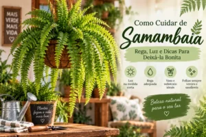 Como Cuidar de Samambaia: Rega, Luz e Dicas Para Deixá-la Bonita