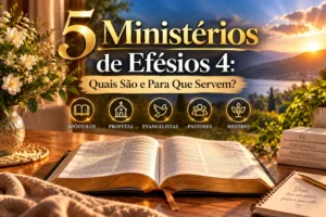5 ministérios de Efésios 4: apóstolos, profetas, evangelistas, pastores e mestres