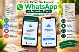 Como Fazer Backup do WhatsApp no Android e iPhone
