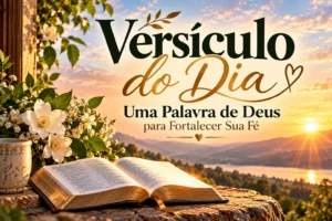 Versículo do dia com uma Palavra de Deus para fortalecer sua fé
