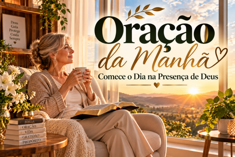 Oração da manhã para começar o dia na presença de Deus
