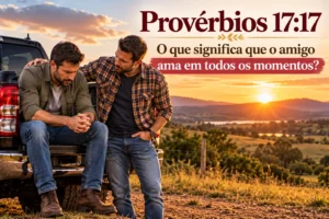 Provérbios 17:17: o que significa que o amigo ama em todos os momentos?