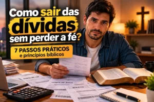 Como sair das dívidas sem perder a fé? 7 passos práticos e princípios bíblicos