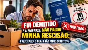 Fui demitido e não recebi minha rescisão: o que fazer?
