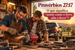 Provérbios 27:17: o que significa “assim como o ferro afia o ferro”?