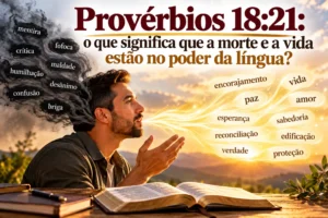 Provérbios 18:21: o que significa que a morte e a vida estão no poder da língua?