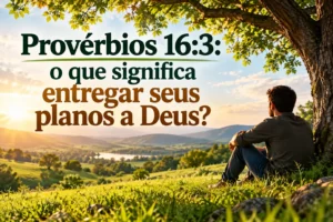 Provérbios 16:3: o que significa entregar seus planos a Deus?